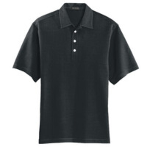 Ladies' 5.6 oz. SpotShield™ Jersey Polo - 12 Small (BLACK) Thumbnail